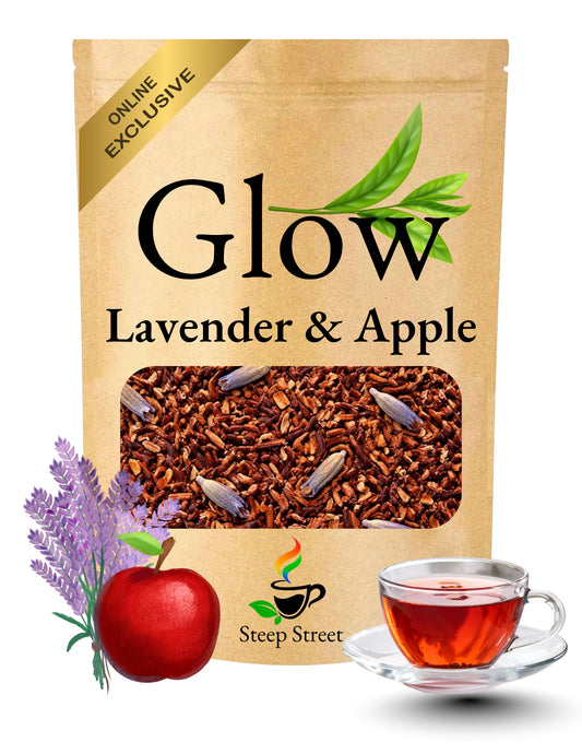 Lavender Apple Glow | Loose-Leaf Herbal Tea | Caffeine-Free | 3 oz